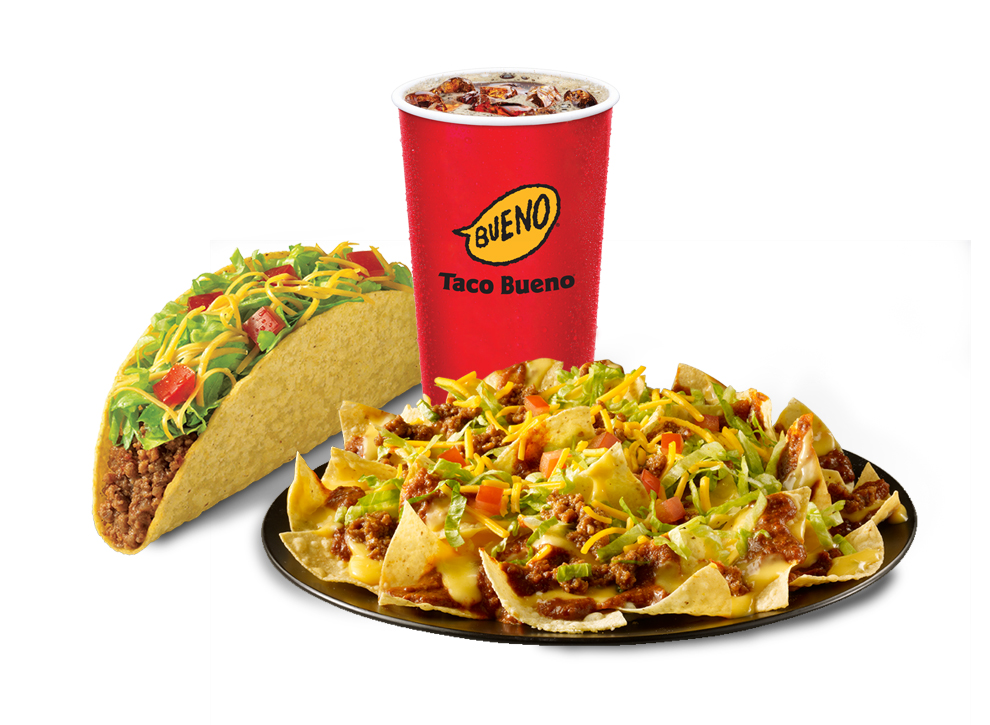 Combo #5 Beef Nacho Salad, Crispy Beef Taco