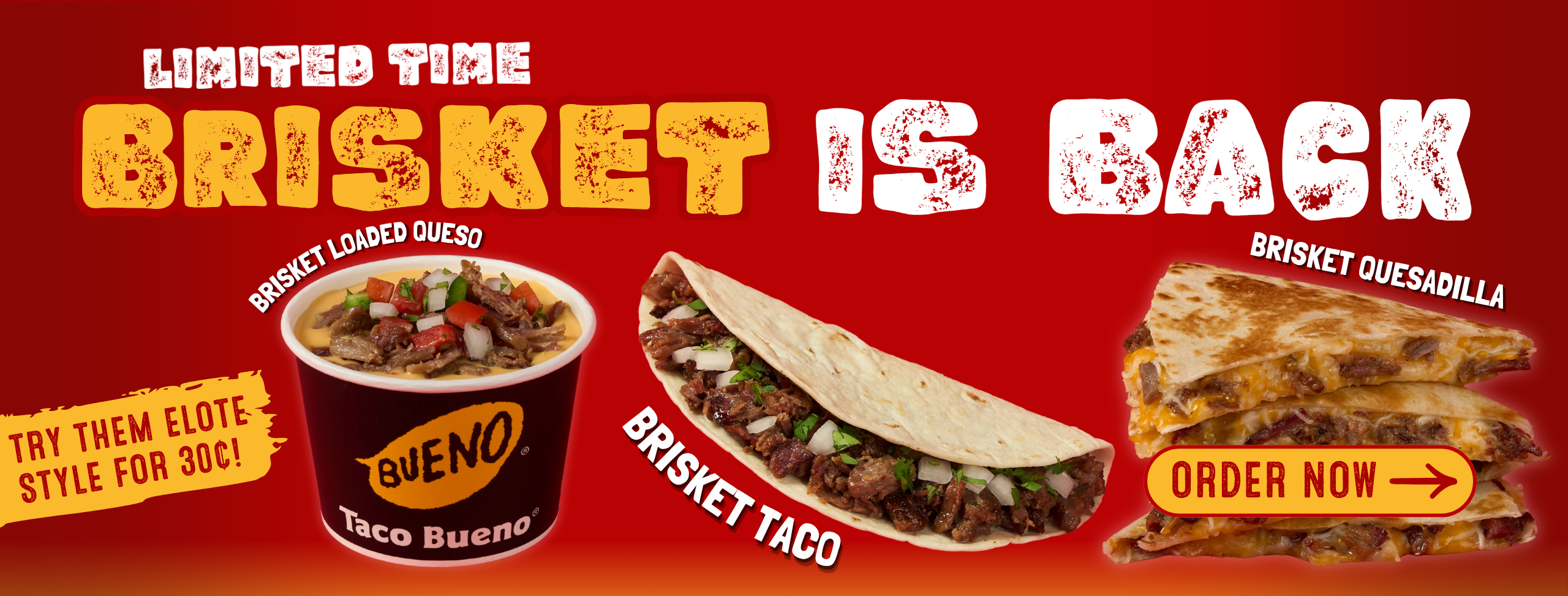 Brisket at Taco Bueno