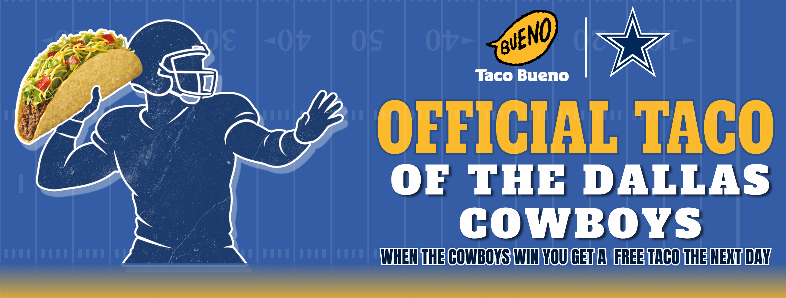 Taco Bueno x Dallas Cowboys