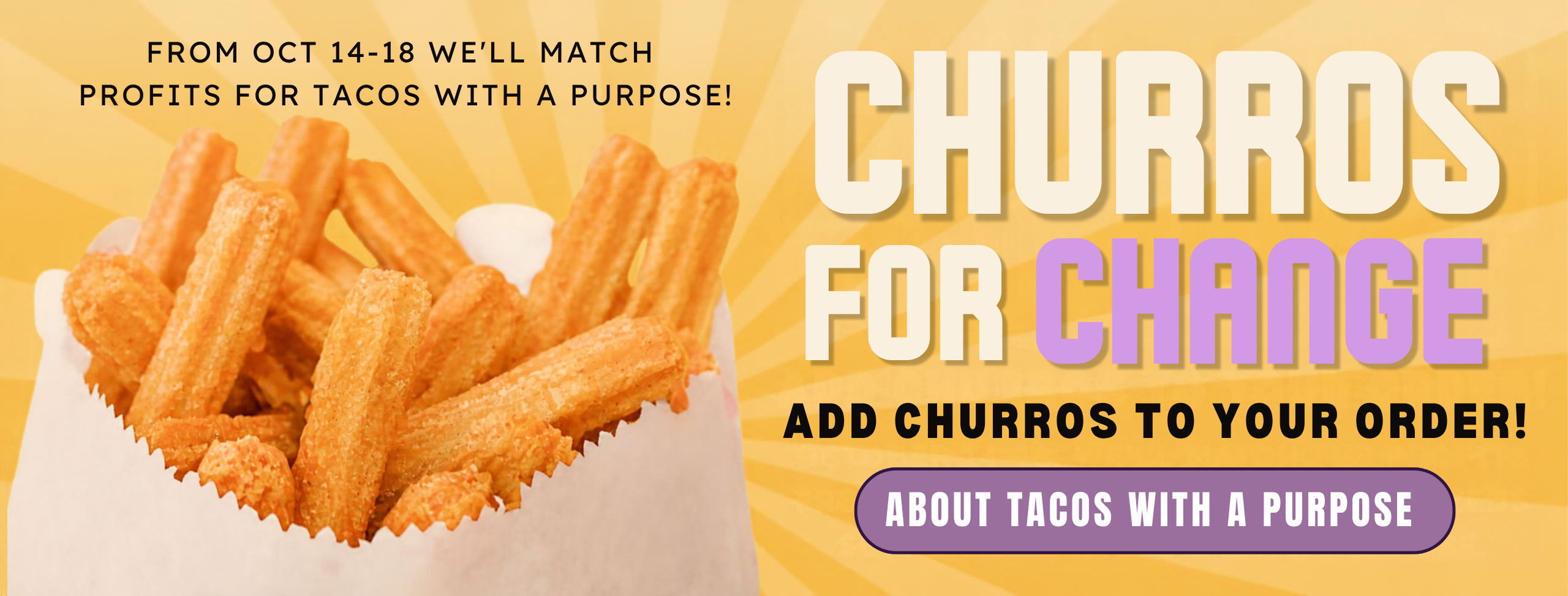 Churros at Taco Bueno
